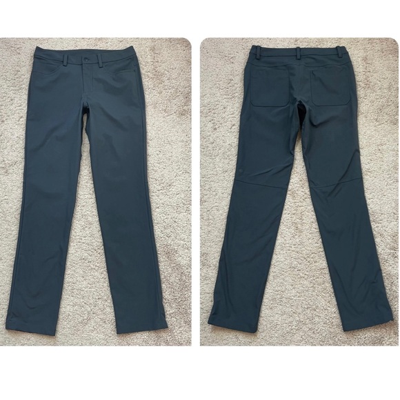 Lululemon Men’s ABC Pant Classic 33" Dark Grey Casual Pants Size 30 - Picture 11 of 16